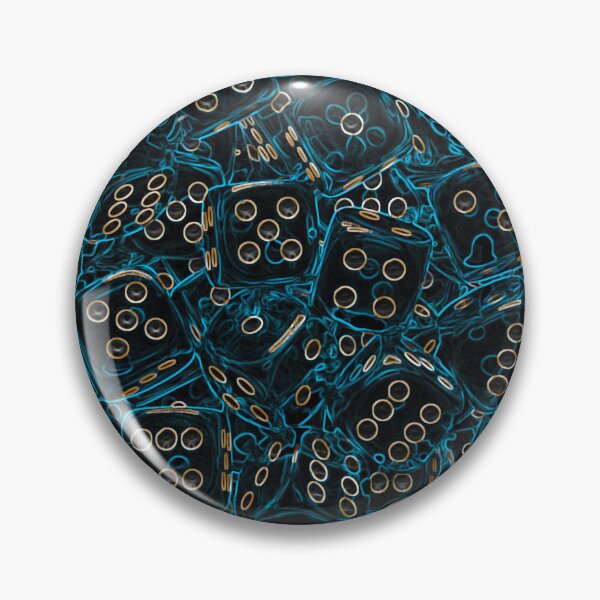 Artikelvorschau, Viele Würfel – Neonblaue Brettspielwürfel (Tabletop/Brettspiel/RPG D6) entworfen und verkauft von Soludum Dice & Meeple Merch.