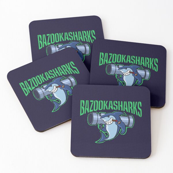 Item preview, Bazooka Sharks | Fake Teams | Langley Bazooka Sharks | Home Decor Merch Fandom Small Support | HECKINFAROUT designed and sold by Two Otters Co.
