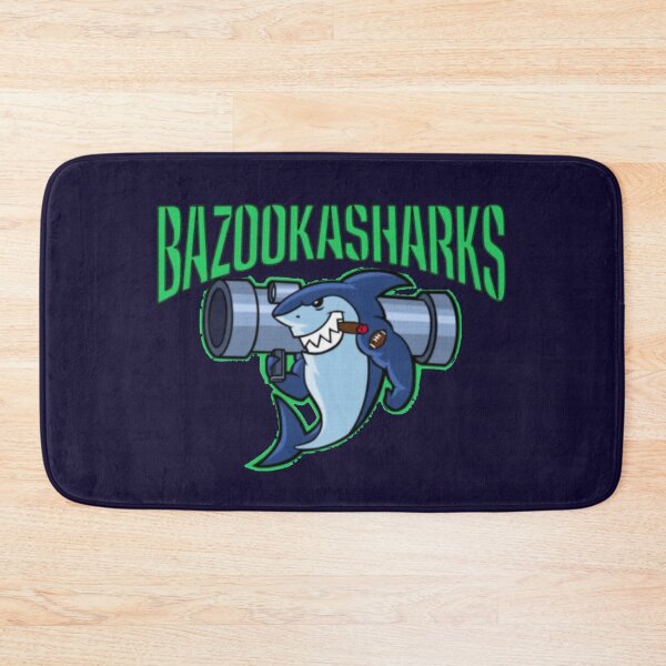 Item preview, Bazooka Sharks | Fake Teams | Langley Bazooka Sharks | Home Decor Merch Fandom Small Support | HECKINFAROUT  designed and sold by Two Otters Co.