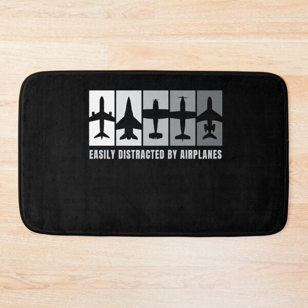 Item preview, Easily Distracted By Airplanes Flugzeug designed and sold by MooonTees.