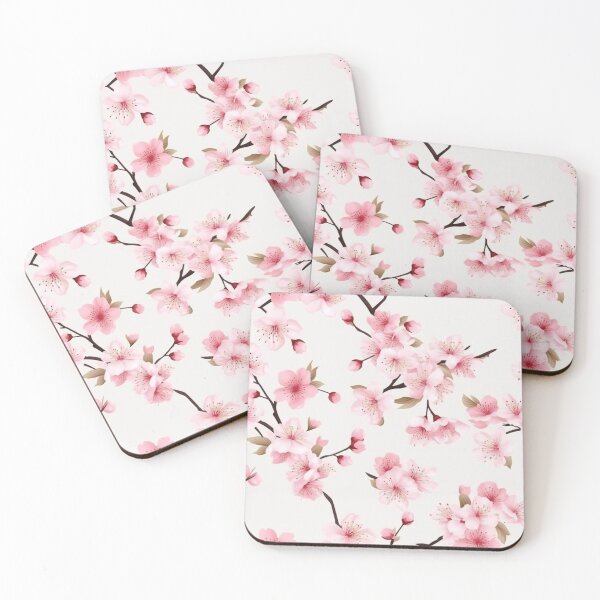Item preview, Cherry Blossom Tile designed and sold by apolinART.