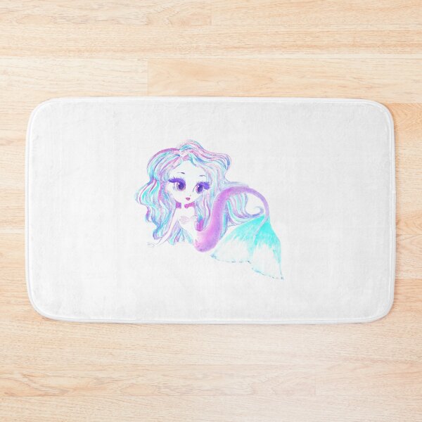 Item preview, Under the Sea Purple Tailed Mermaid designed and sold by Praline Creative.