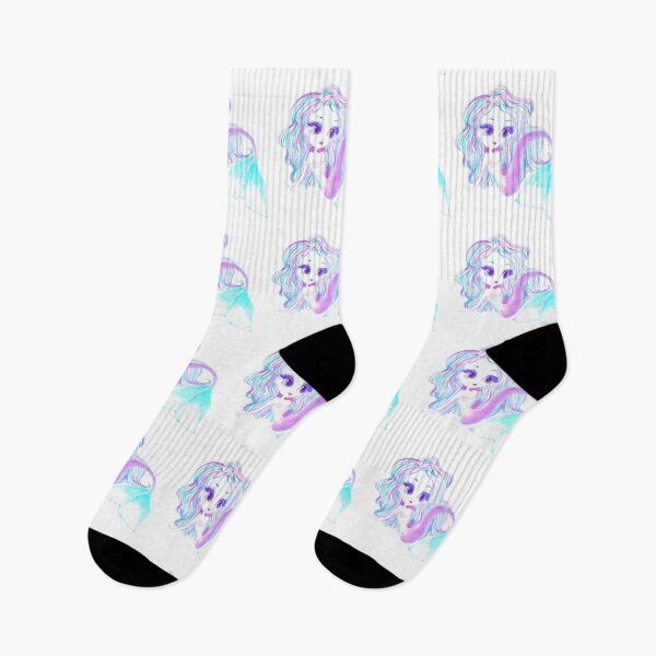 Item preview, Under the Sea Purple Tailed Mermaid designed and sold by Praline Creative.