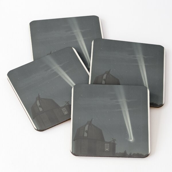 Item preview, Vintage Comet Streaking The Nights Sky Illustration (1882) designed and sold by BravuraMedia.