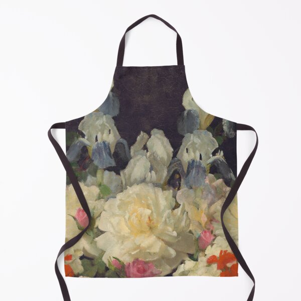 Item preview, Vintage irises with roses designed and sold by Wolfsee.