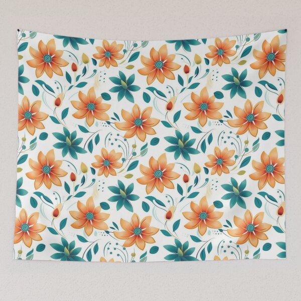 Artikelvorschau, Fliese „Blumen des Paradieses“. entworfen und verkauft von apolinART.
