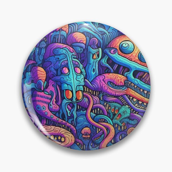Item preview, Alien Doodle Pattern designed and sold by Desfix.
