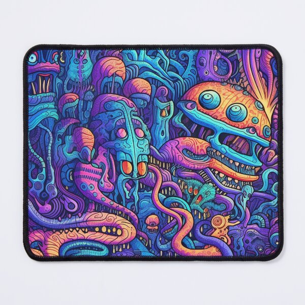 Item preview, Alien Doodle Pattern designed and sold by Desfix.