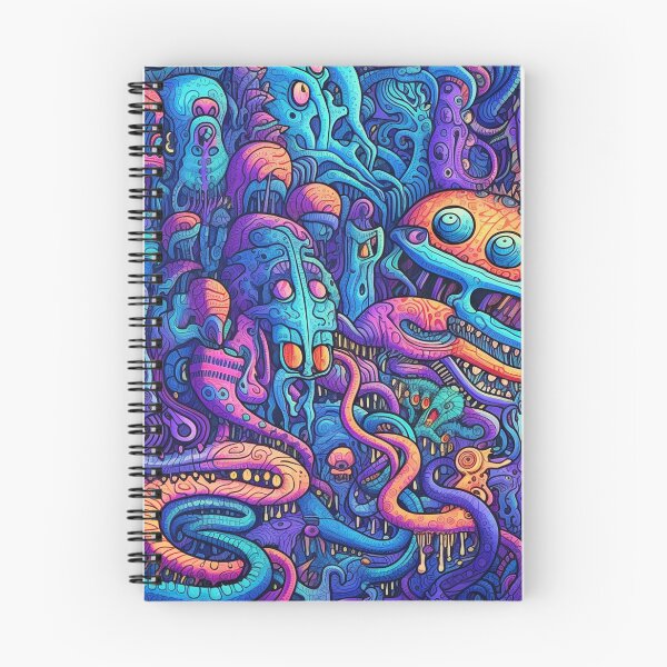 Item preview, Alien Doodle Pattern designed and sold by Desfix.