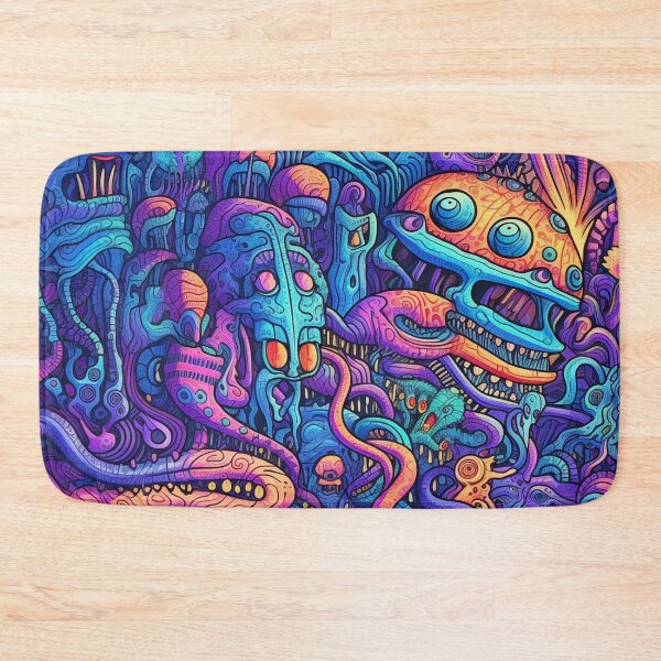 Item preview, Alien Doodle Pattern designed and sold by Desfix.