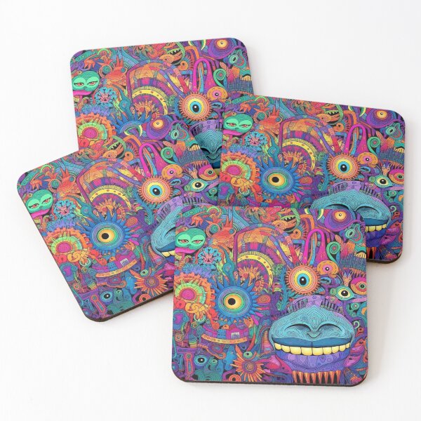 Item preview, Alien Doodle Pattern designed and sold by Desfix.