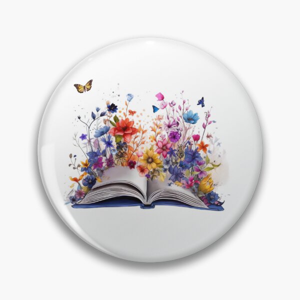 Item preview, Open book with flowers 5 designed and sold by MONDOPLY.