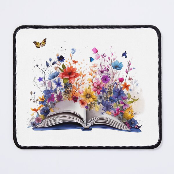 Item preview, Open book with flowers 5 designed and sold by MONDOPLY.