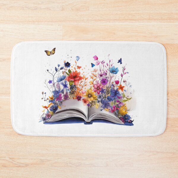 Item preview, Open book with flowers 5 designed and sold by MONDOPLY.