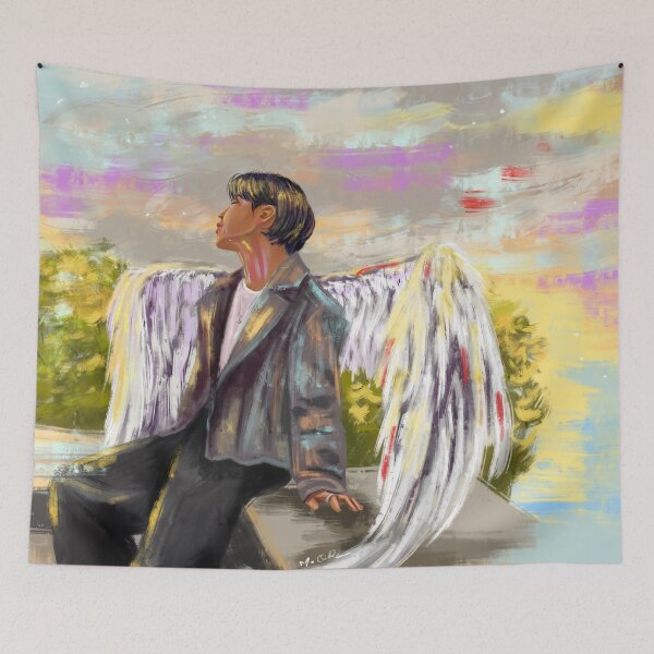 Item preview, Jimin_ Angel baby designed and sold by MarmarArts.