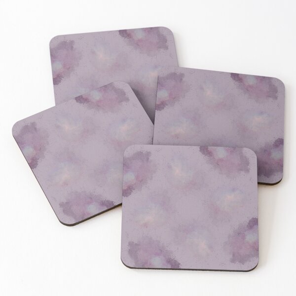 Item preview, Abstract Purple Blotches on Pink Background designed and sold by Pevkay97.