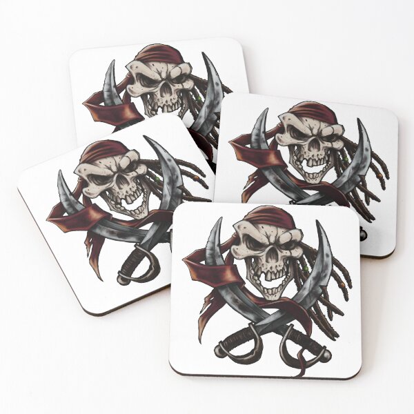 Item preview, Pirate Skull Jolly Roger with Cutlasses designed and sold by szymonoff.
