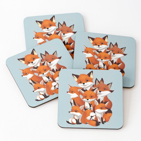 Item preview, Cute Babies and Mommy and Daddy Fox designed and sold by TGAL2.