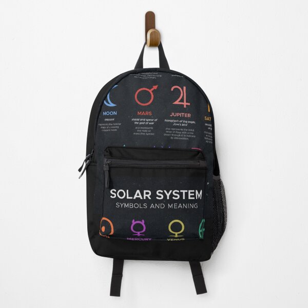 Item preview, Solar System Symbols & Meaning Diagram - Symbology designed and sold by BravuraMedia.