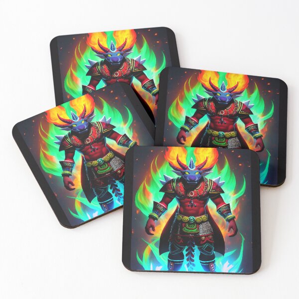 Item preview, fire warrior xolotl designed and sold by Mayans-art.