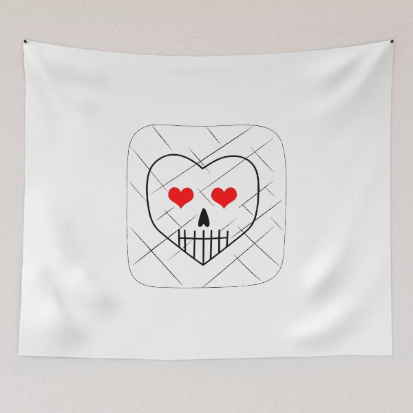 Item preview, love skull designed and sold by Artwyz.
