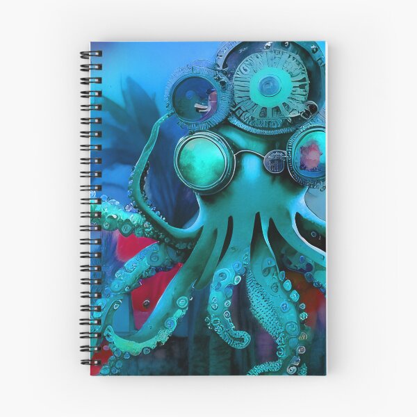 Item preview, Retro Futuristic Octopus - Blue Moonlight Beach Scene - AI Generated Art 4 of 8 designed and sold by Beachy.