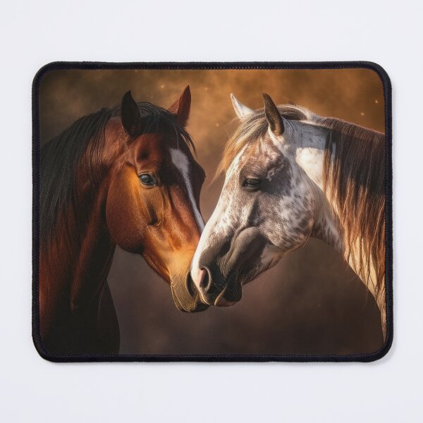 Item preview, Two horses with brown background designed and sold by libanmax.