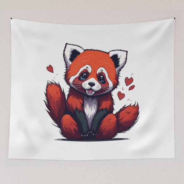 Item preview, Kawaii Redpanda designed and sold by CandyDroidMerch.