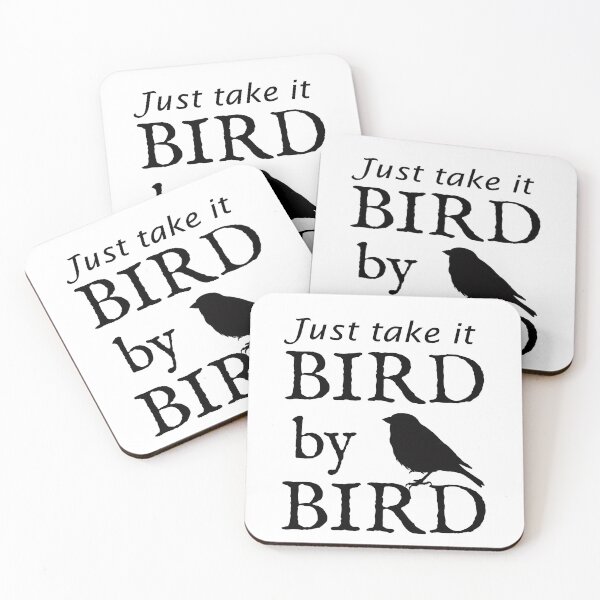 Item preview, Just Take It Bird by Bird - Black Text designed and sold by empressofdirt.