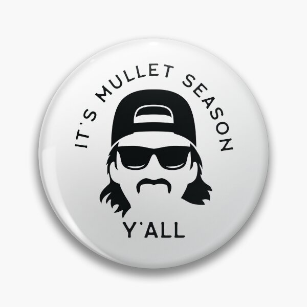 Item preview, It's Mullet Season Y'all - Country Pride designed and sold by MarkFiveDesign.