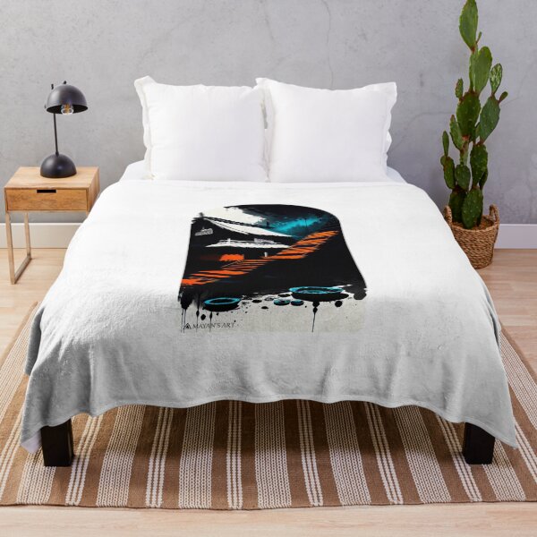 Item preview, Mayan village night landscape designed and sold by Mayans-art.