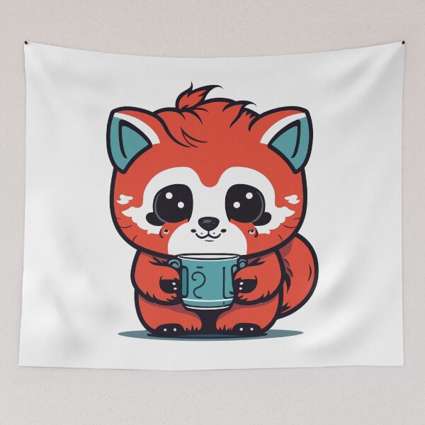 Item preview, Kawaii Redpanda designed and sold by CandyDroidMerch.