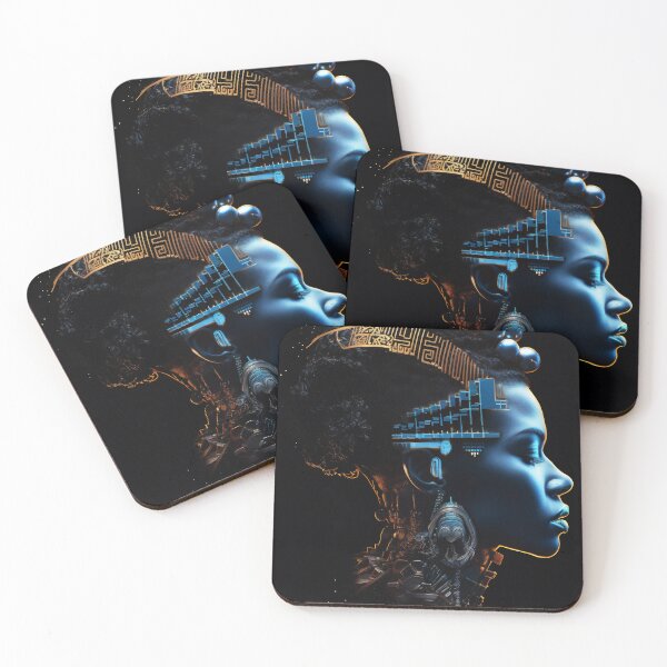 Item preview, Afrofuturism Art designed and sold by MidJourneymen.