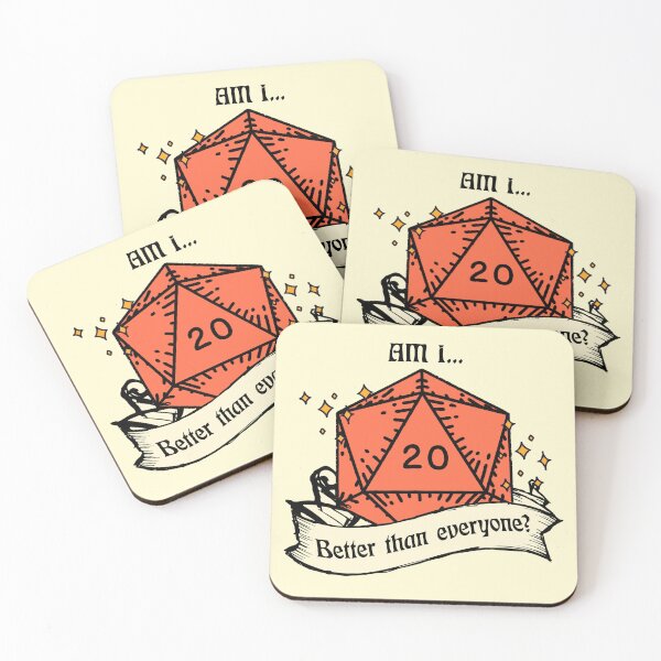 Item preview, D20 - Am I Better Than Everyone? DnD sticker funny  designed and sold by midnightvision.