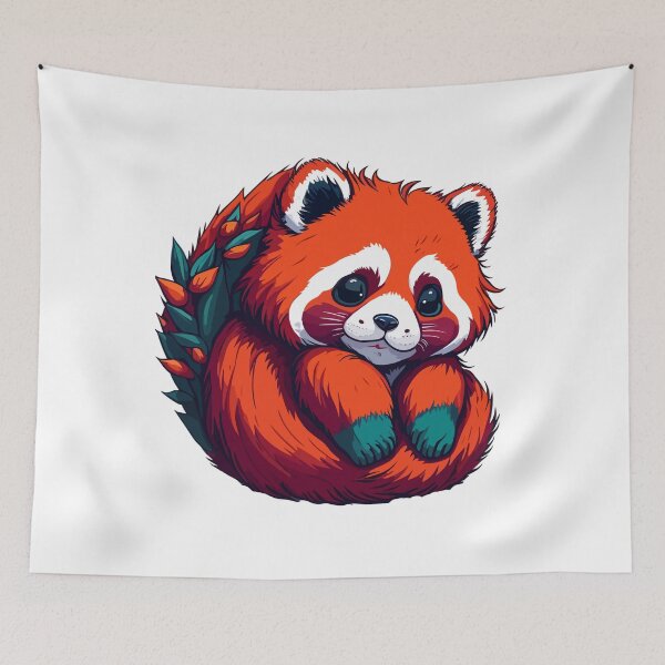 Item preview, Kawaii Redpanda designed and sold by CandyDroidMerch.