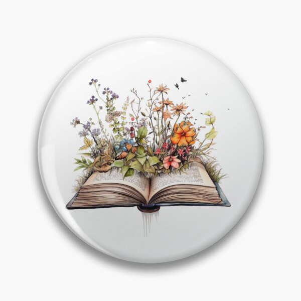 Item preview, Open book with flowers 6 designed and sold by MONDOPLY.