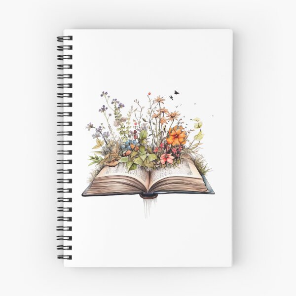 Item preview, Open book with flowers 6 designed and sold by MONDOPLY.