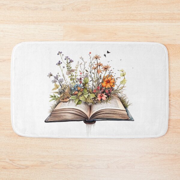 Item preview, Open book with flowers 6 designed and sold by MONDOPLY.