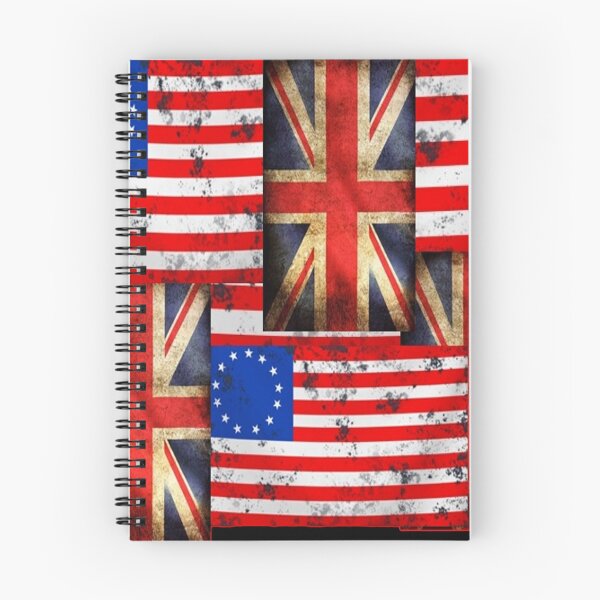 Item preview, BATTLE WORN AMERICAN, BRITISH GRUNGY FLAGS ART designed and sold by sharlesart.
