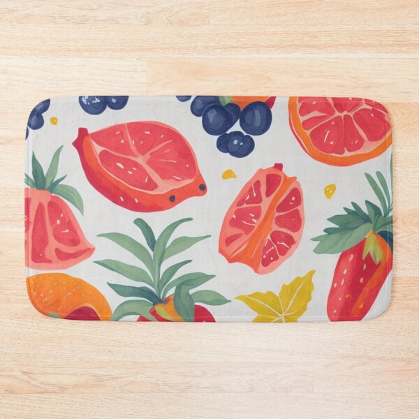 Item preview, summer seamless colorfull fruits pattern  designed and sold by K-Art-Design.
