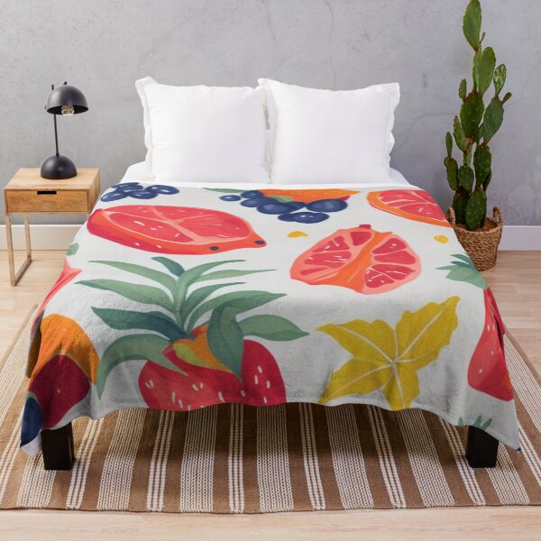 Item preview, summer seamless colorfull fruits pattern  designed and sold by K-Art-Design.