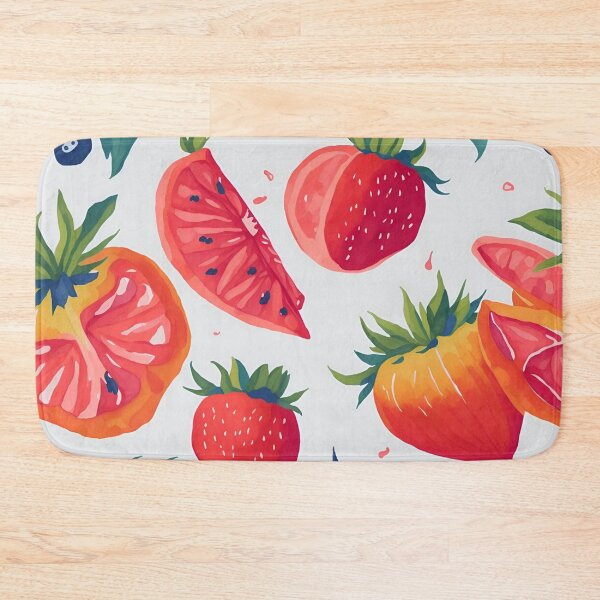 Item preview, summer seamless colorfull fruits pattern  designed and sold by K-Art-Design.