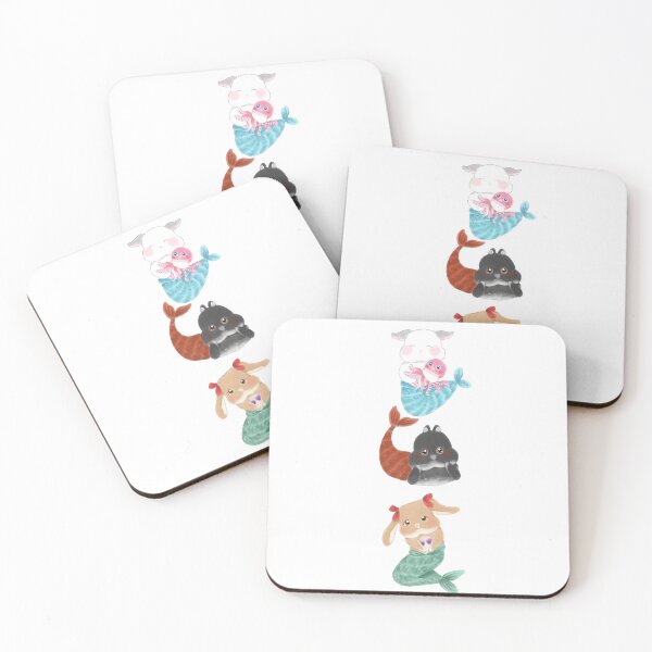 Item preview, Mermaid Bunny BSC Vertical Line | Bailey Sean Claude x Bunniesmee  designed and sold by bunniesmee.