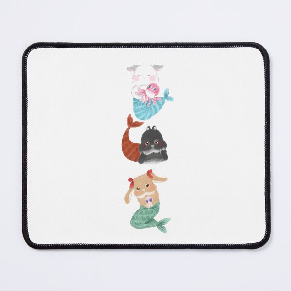 Item preview, Mermaid Bunny BSC Vertical Line | Bailey Sean Claude x Bunniesmee designed and sold by bunniesmee.