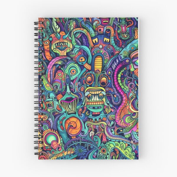Item preview, Alien Doodle Pattern designed and sold by Desfix.