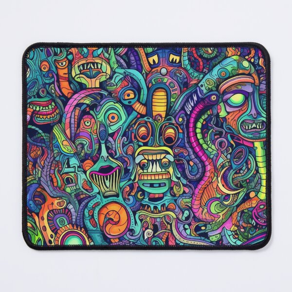 Item preview, Alien Doodle Pattern designed and sold by Desfix.