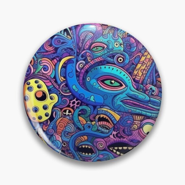 Item preview, Alien Doodle Pattern designed and sold by Desfix.
