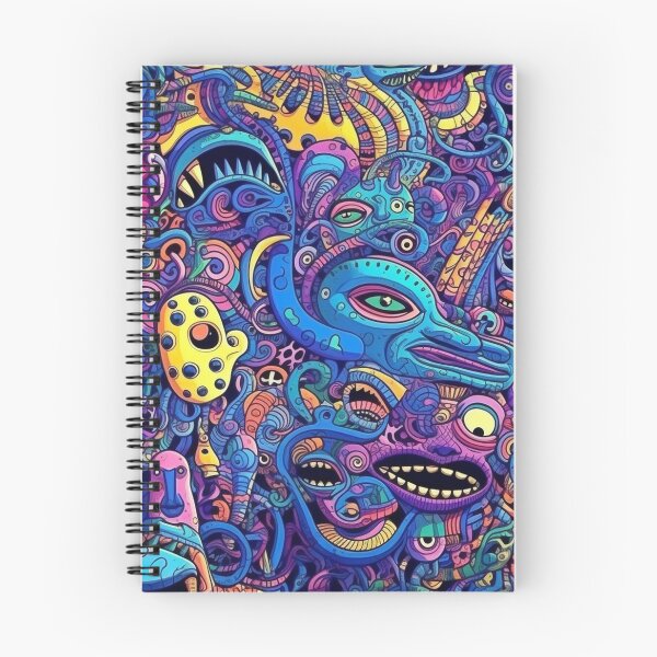 Item preview, Alien Doodle Pattern designed and sold by Desfix.