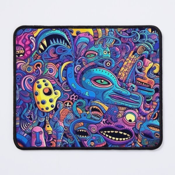 Item preview, Alien Doodle Pattern designed and sold by Desfix.