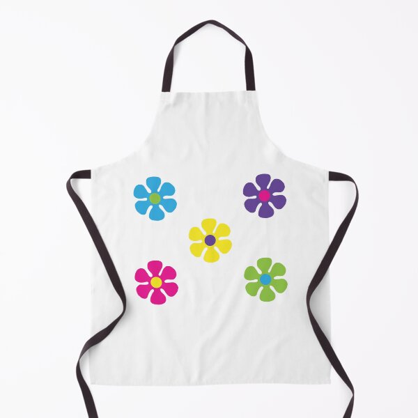 Item preview, groovy colorful mini flowers designed and sold by daisydebby.